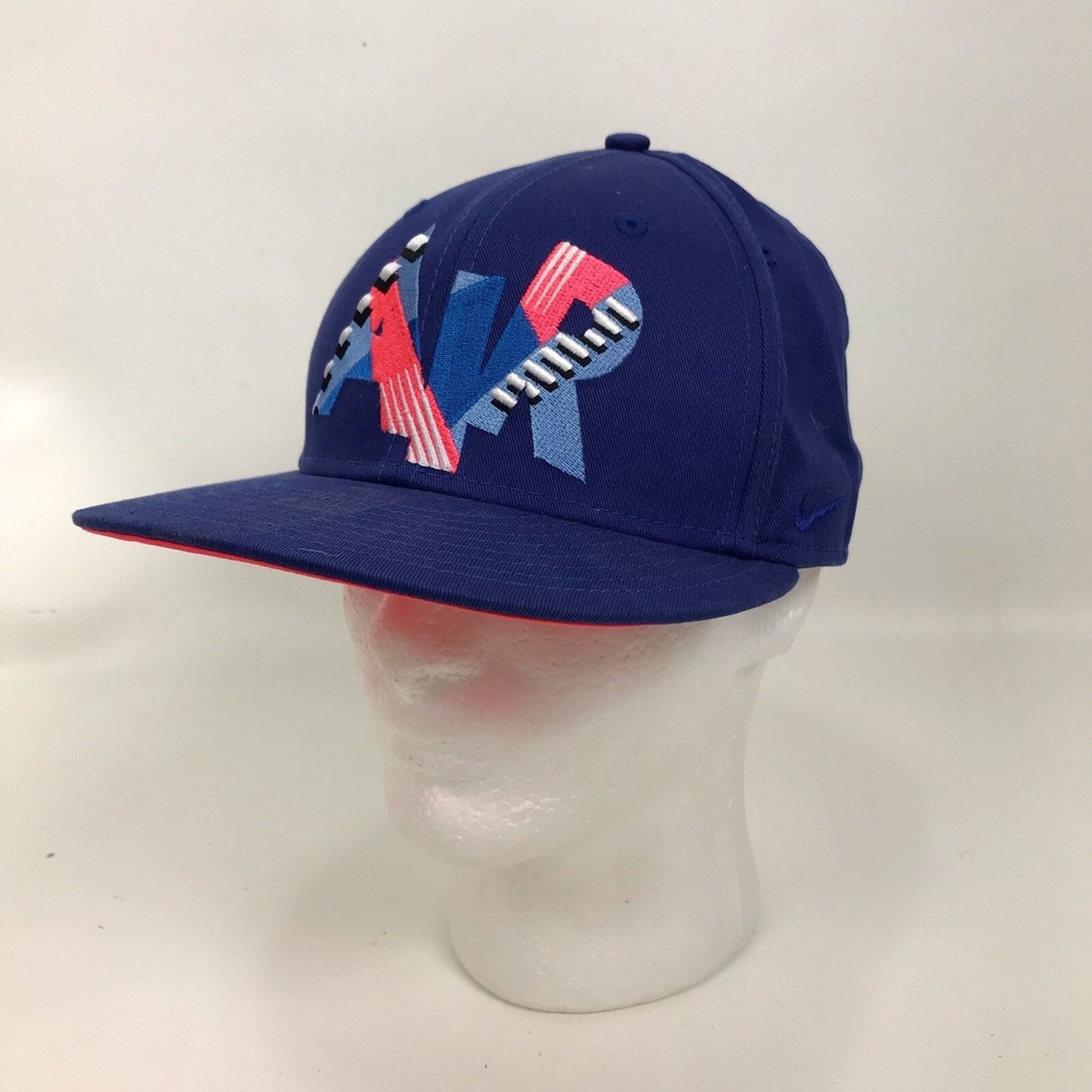 Nike Air Abstract Multicolor Snapback Hat Blue Nike True